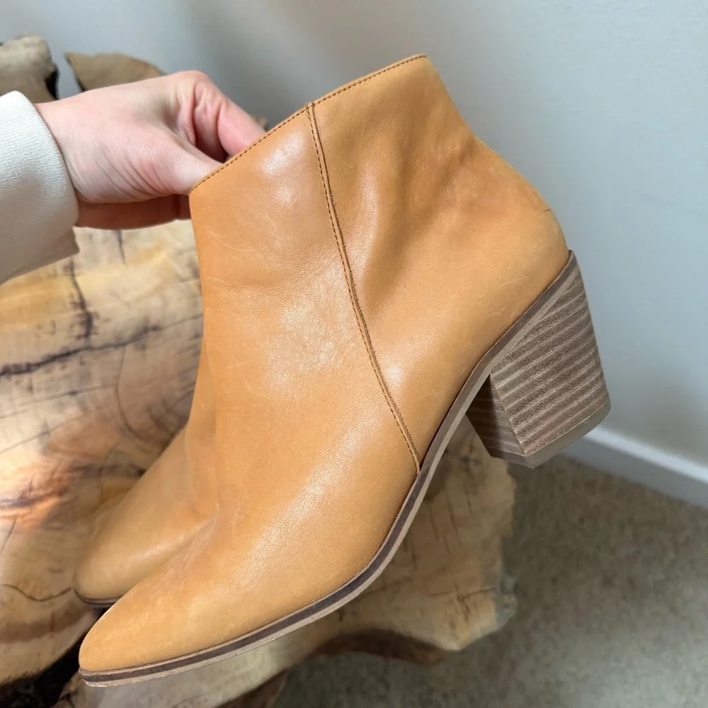 Lucky Brand Tan Booties - Picture 7 of 8